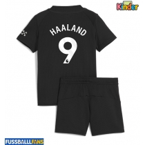 Manchester City Erling Haaland #9 Auswärts Trikotsatz Kinder 2025-26 Kurzarm (+ Kurze Hosen)